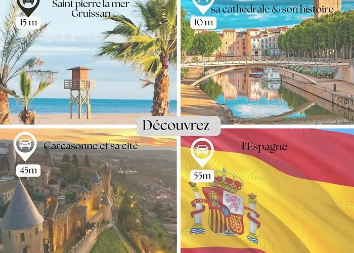 فيلة Charmante Familiale, Avec Piscine Privee, Ideale Pour Journee A La Et Proche Des Grands Buffets *
